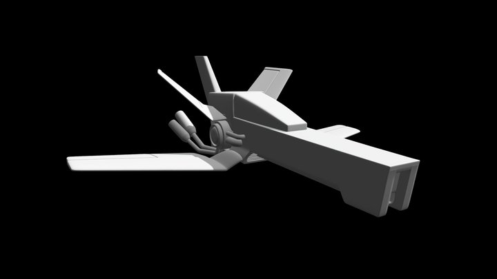 Spaceship 2019 3D Model