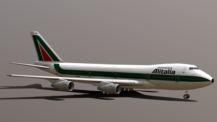 Alitalia Airlines 747 200 747-243B