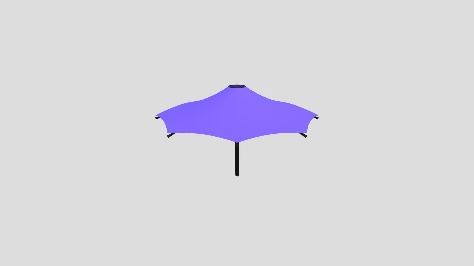 Single Column Umbrella Conic Design Download Free 3D model by Shade