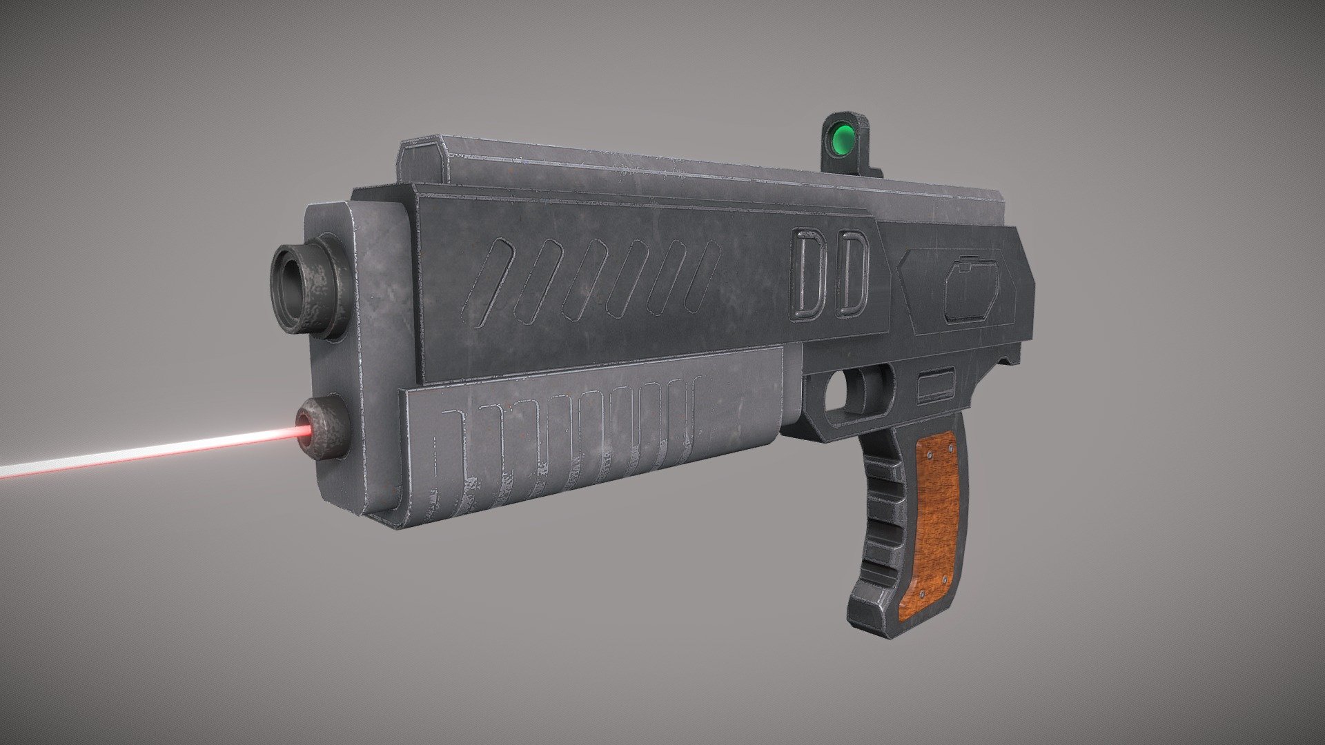 HardSurface Gun
