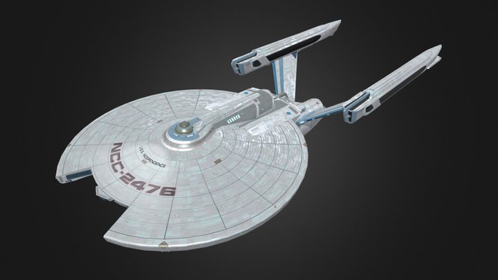 Independence class battlecruiser 3D Model