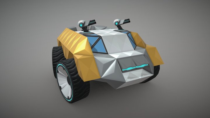 Robocraft Rover 3D Model