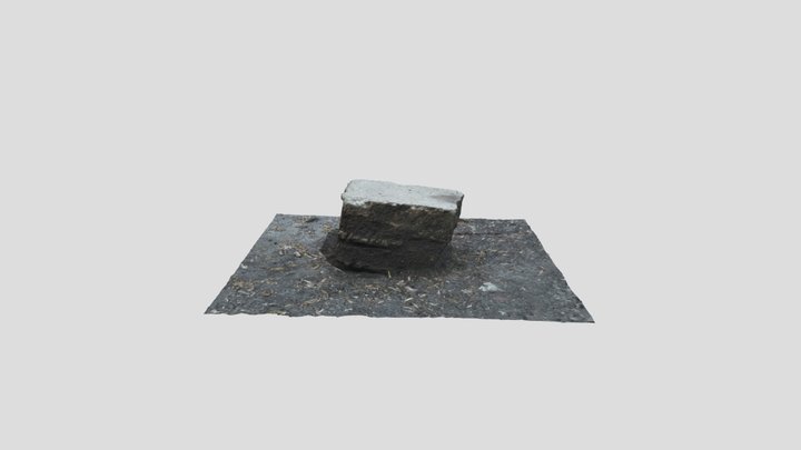 Concrete Block 3D Model