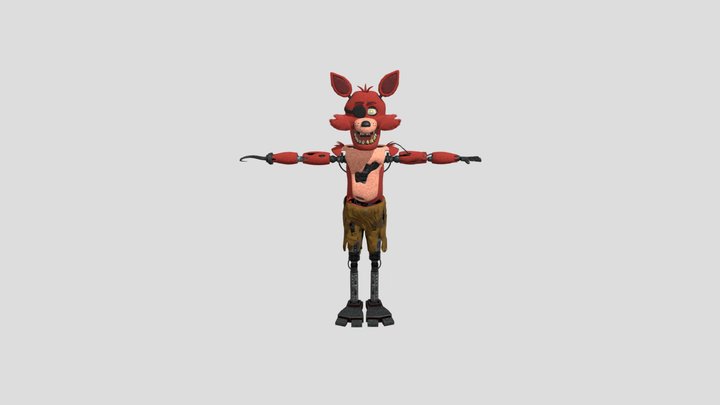 Foxy - FNaF Movie 1 & 2 3D Model