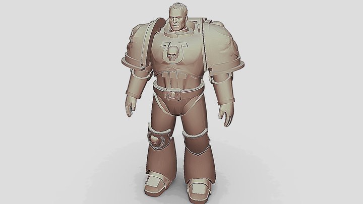 Old Titus (no helmet) 3D Model