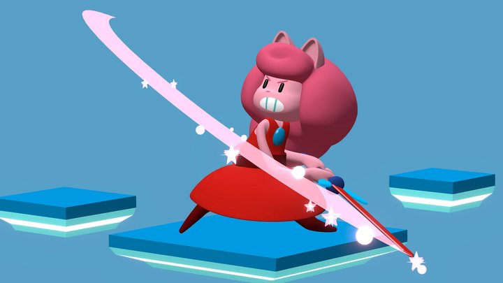 Nyana - Space Punch 3D Model