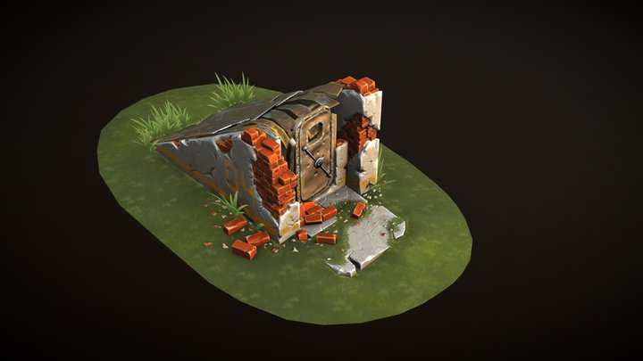 Old Bunker 3D Model