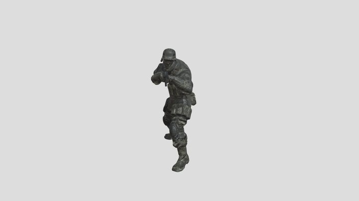 solider-walk 3D Model