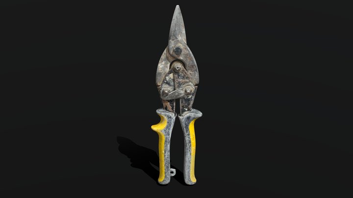 Used Metal Cutting Scissors  .::RAWscan::. – Kostenloses 3D-Modell STL
