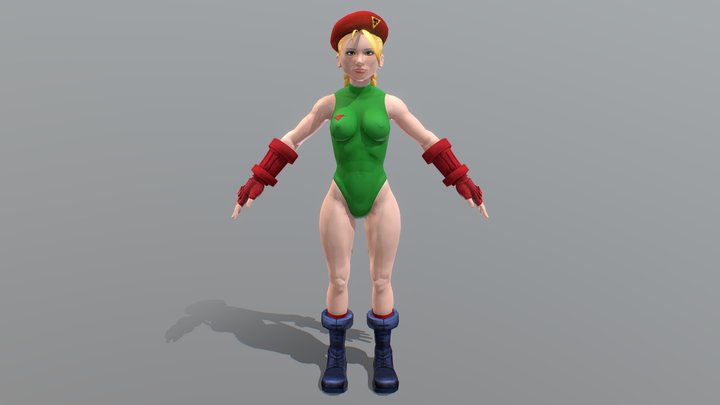 Cammy - full suit 3D Model