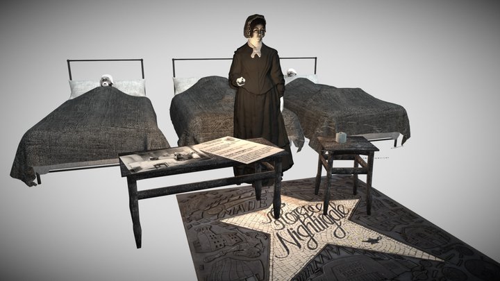 Florence Nightingale 3D Model