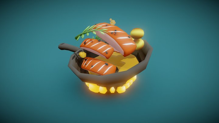 3December 2021 Day 9: Cooking 3D Model