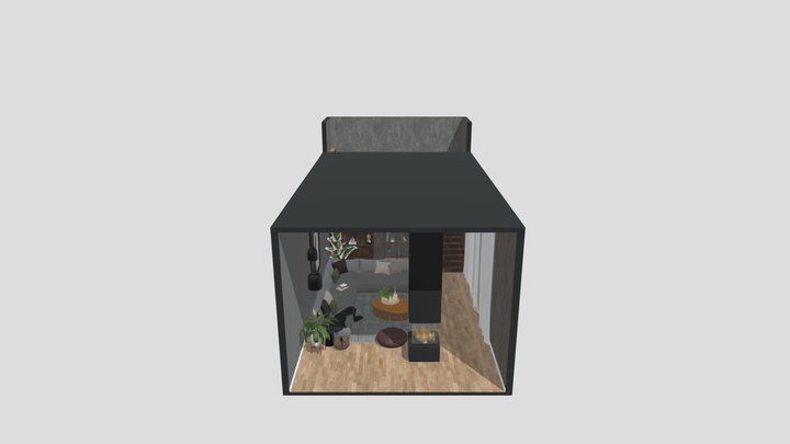 Modern_ Living_ Room 3D Model