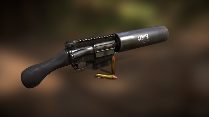 Arbiter 450 Bushmaster - Sawed off AR 3D Model
