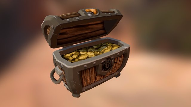 Diorama 1 Chest 3D Model