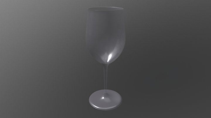 Wine Cup - Taça de Vinho 3D Model