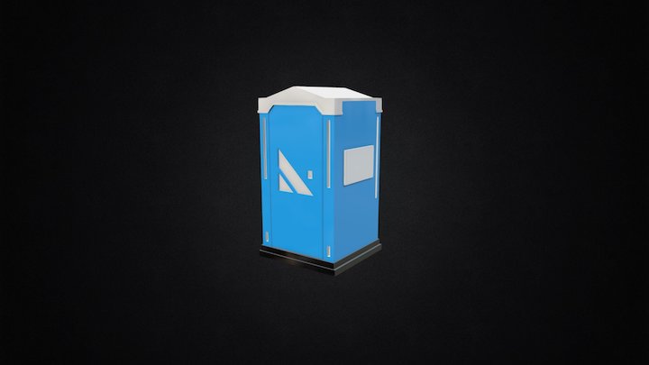 Portable Toilet [LowPoly] – Free 3D Model STL