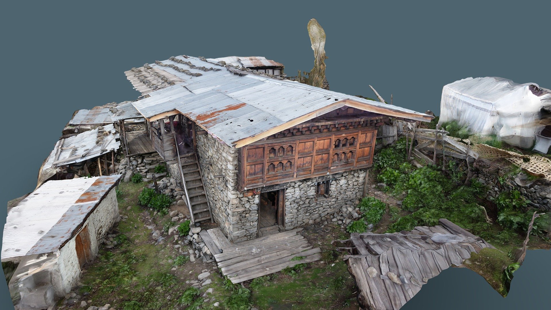 Pema Ledra/Rinchen Dawa house - 3D model by 東京文化財研究所（TOBUNKEN ...