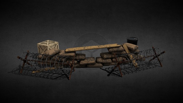 War Props 3D Model