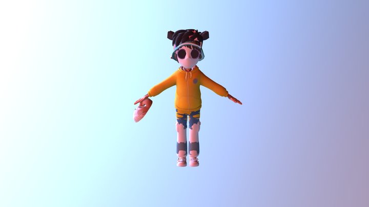 Character Child 3D Model