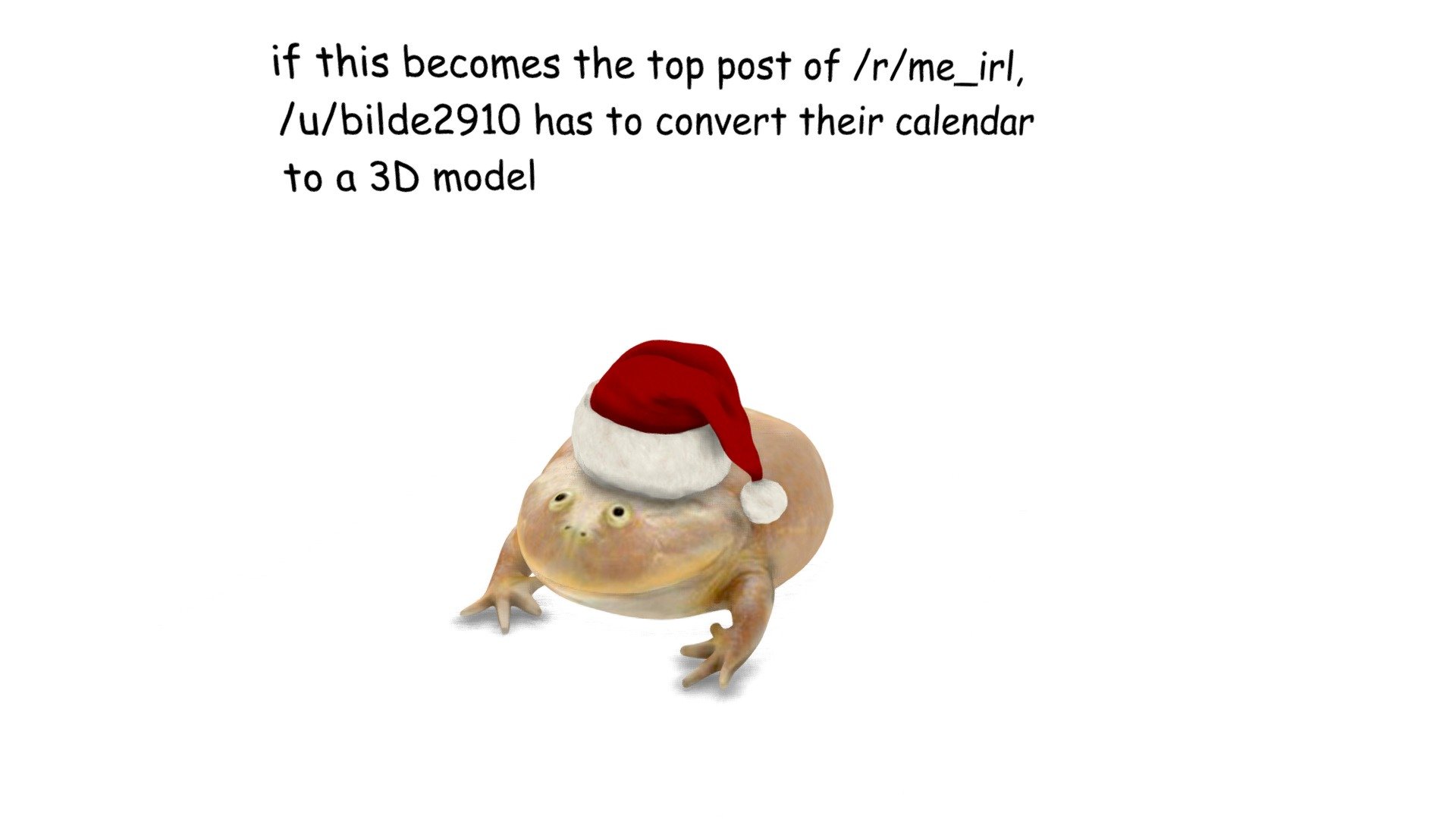 December 16th frog