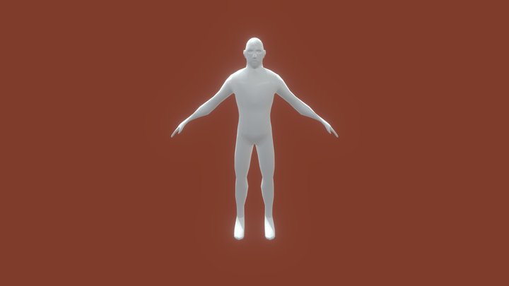 human mesh 3D Model