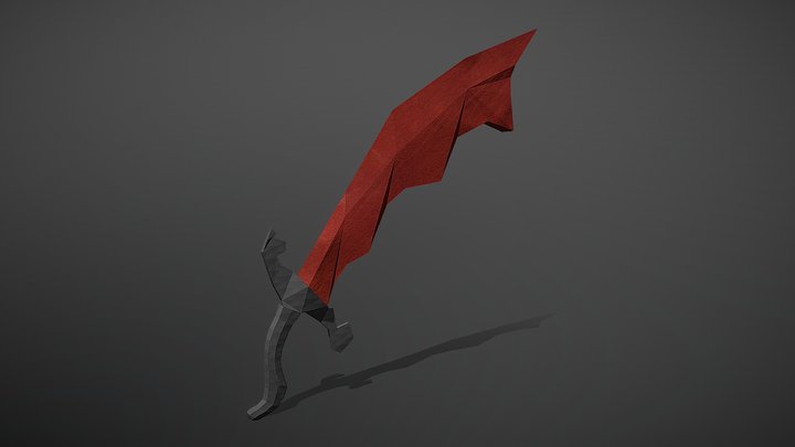 Runescape Dragon Scimitar 3D Model
