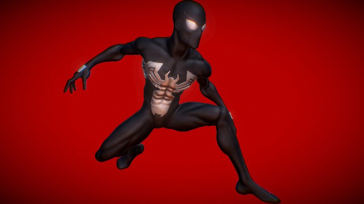 Spiderman Black Suit 3D Model