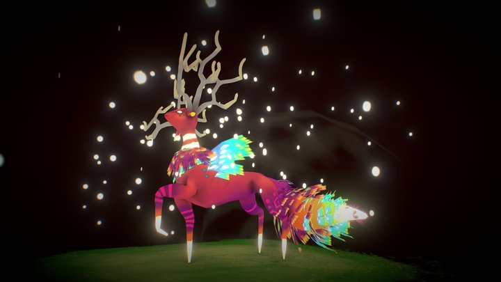 Alebrije 3D Model