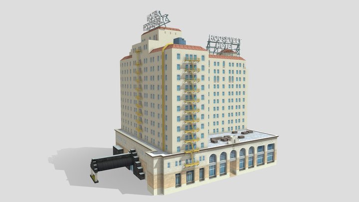 The Hollywood Roosevelt 3D Model