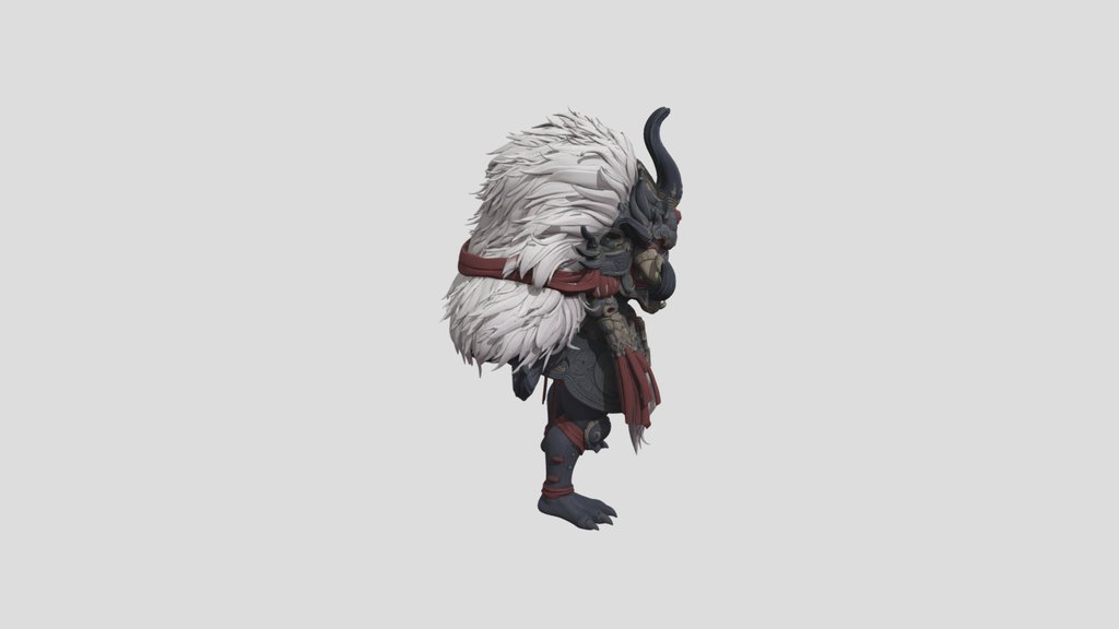 Demon Armor Creature by Tripo