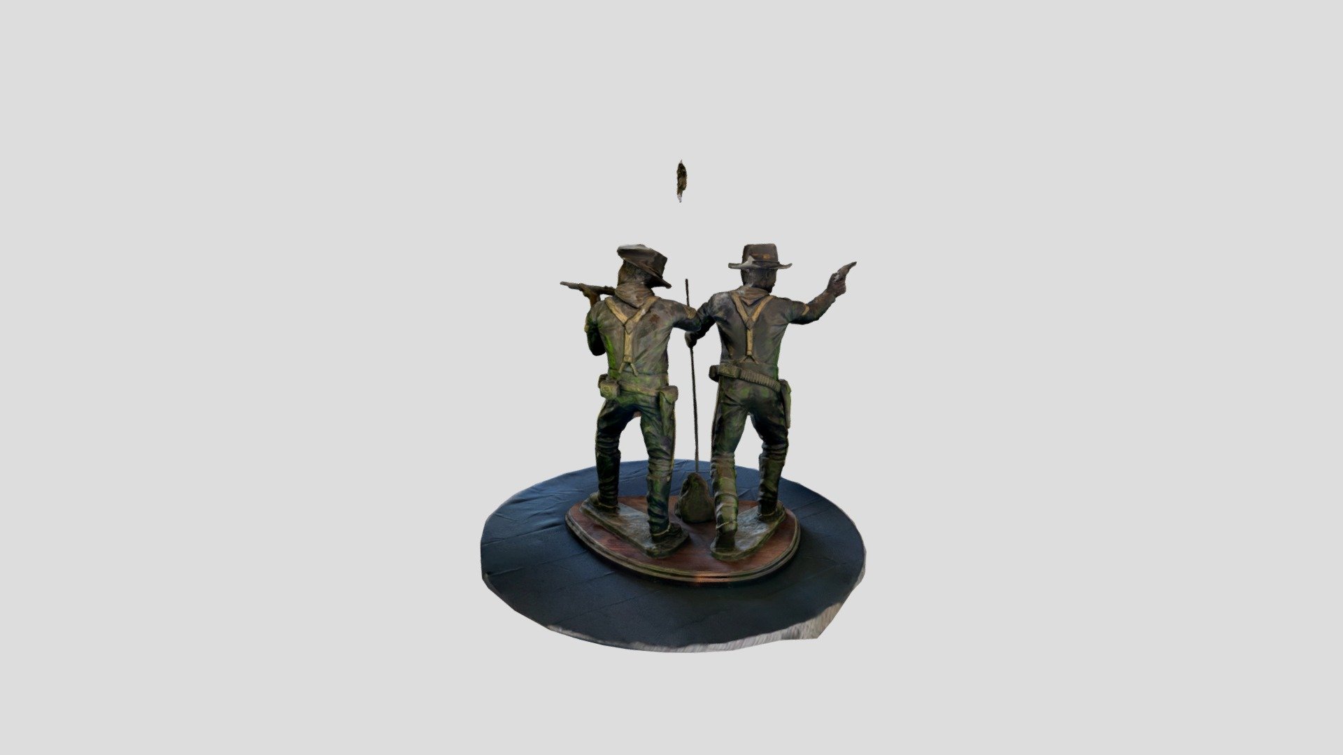 Buffalo Soldier Bronze Statute
