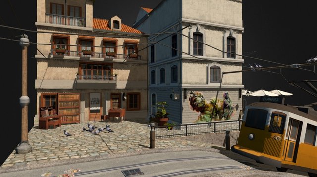 CityScene_Lisbon 3D Model
