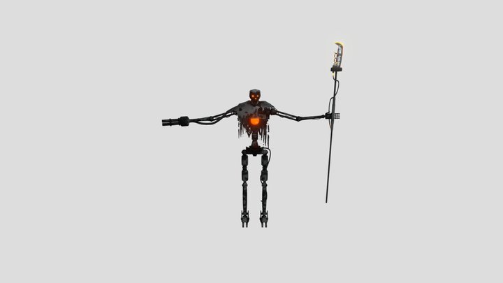 Robot character "PROTO" 3D Model