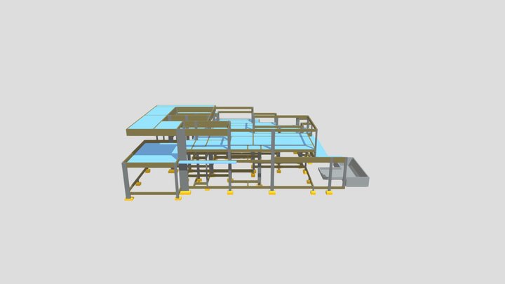 ESTRUTURA FLORAIS ITALIA 3D Model