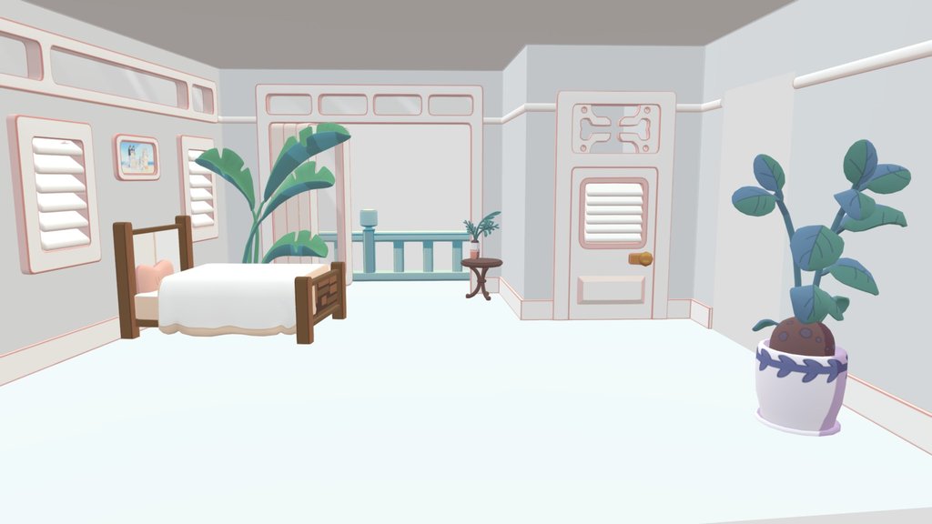 Bluey: The Videogame room Chilli and the Bandit