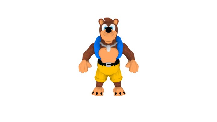 Banjo El Oso 3D Model