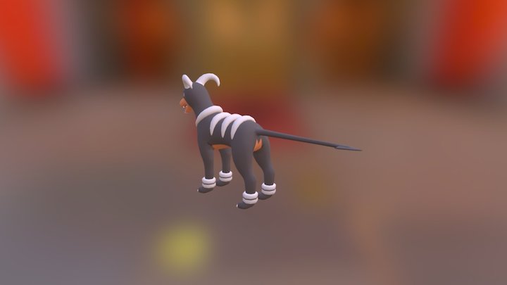 Houndoom 3D Model