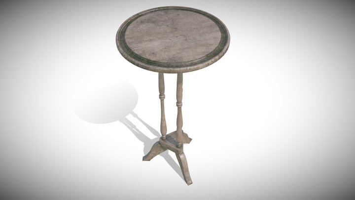 Round Table from The Matrix Construct 3D Model