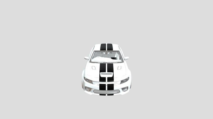 dodge_charger_srt_hellcat_redeye Rhd manual swap 3D Model
