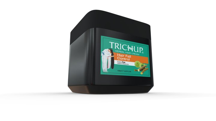 Trichup Hair Cream 3D Model
