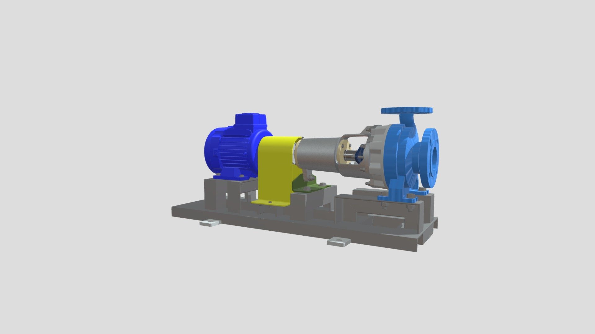 CENTRIFUGAL PUMP ASSEMBLY - Download Free 3D model by myterius ...