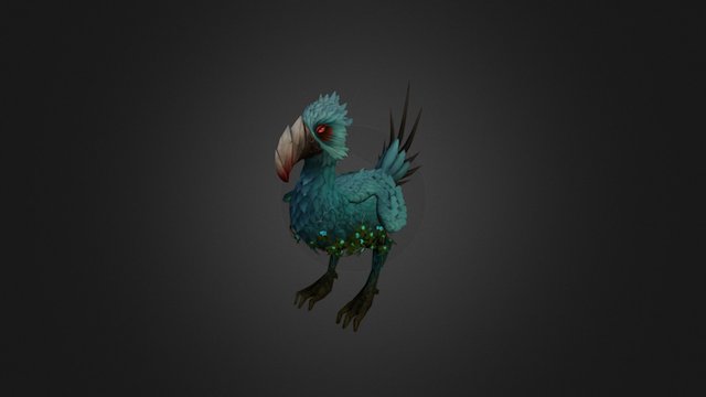 Bird_Dark 3D Model