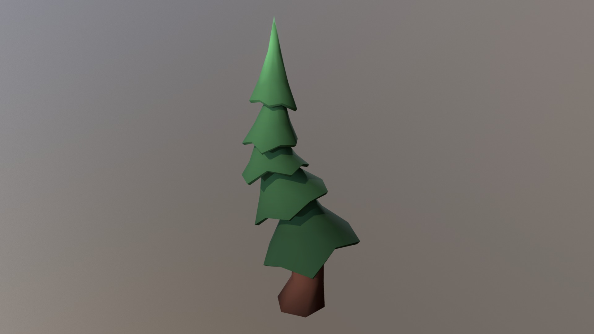 3D model Tree 01 - This is a 3D model of the Tree 01. The 3D model is about a green paper cone.