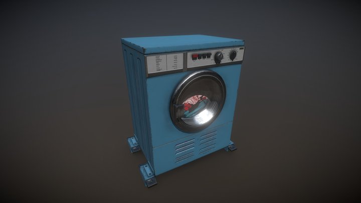 Washing machine 3D Model