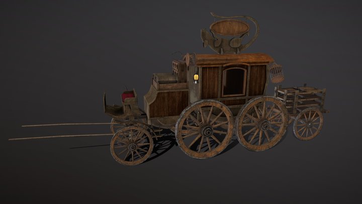 Rat Catcher Carriage 3D Model