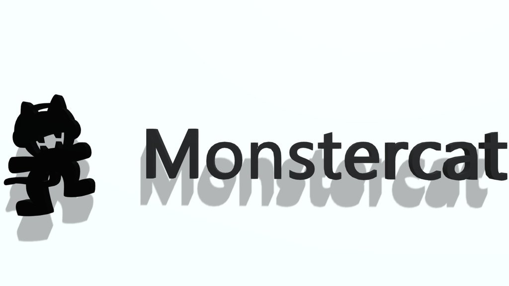 Текст Monstercat 3D