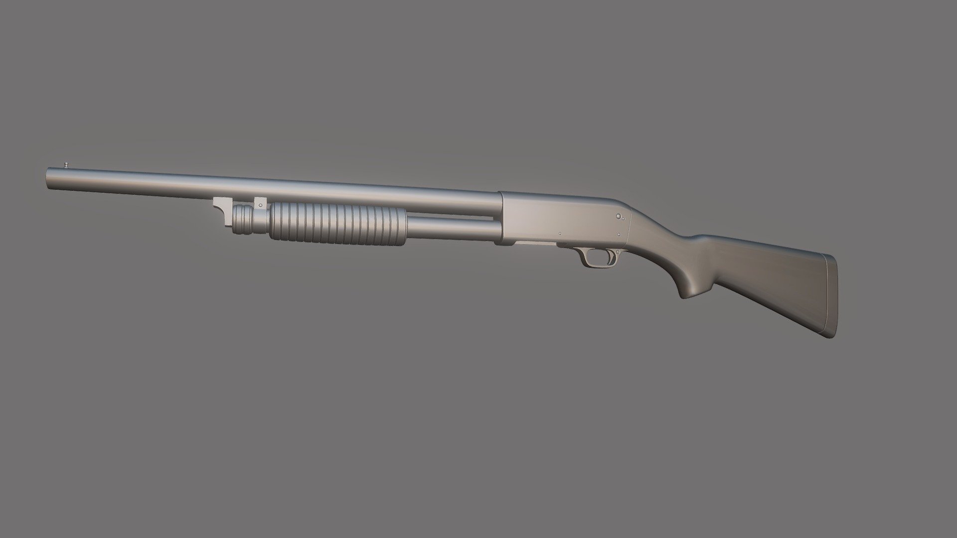 M37 Shotgun Model High Poly - 3D model by Ivan Revuelta Santos ...