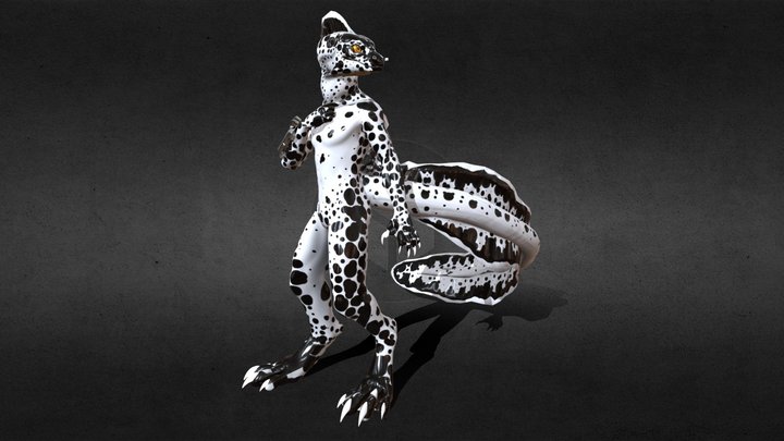 Box Eel nude 3D Model