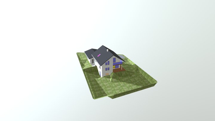 Cadwork HRB-Haus 3D Model